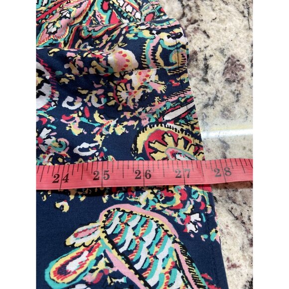 Chicos Womens Shirt Small Multicolor No-Iron Cotton Paisley Button-Up Boho Retro - Picture 9 of 11